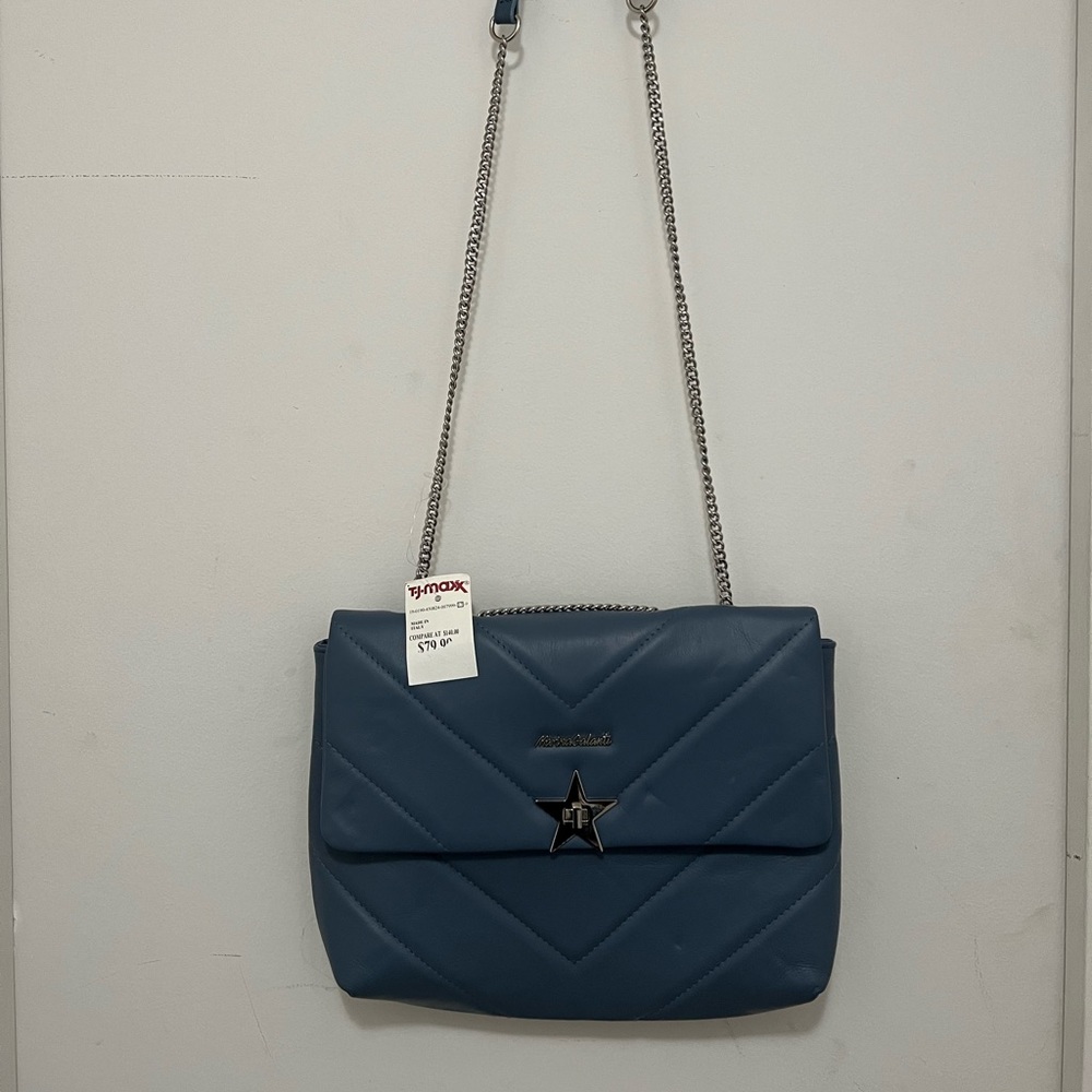 NWT Marina Galanti Large Crossbody Flap Bag